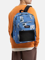 Backpack Pinnacle Eastpak Blue authentic K060-vue-porte