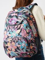 2-compartment  Backpack Roxy Multicolor back to school RJBP4662-vue-porte