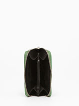 Compact Leather Mirage Wallet Milano Green mirage MI19043A-vue-porte