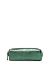 Pouch Leather Milano Green nine NI22116N