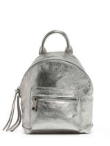 Sac � Dos Nine Cuir Milano Argent nine NI23066