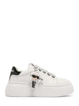 Kreeper Lo Karl Nft Sneakers In Leather Karl lagerfeld White women KL42376N