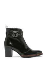Heeled Boots Thais In Leather Dorking Black women D8300