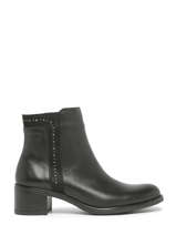 Boots Chiara In Leather Dorking Black women D9134