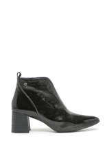 Heeled Boots Margot In Leather Dorking Black women D9227
