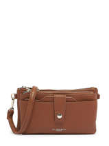 Crossbody Bag With Card Holder Grained Miniprix Orange grained H6020