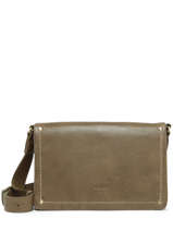 Sac Bandouli�re Boston Cuir Basilic pepper Vert boston BBOS01