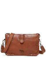 Crossbody Bag Doha Leather Basilic pepper Brown doha BDOH03