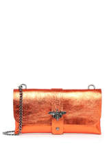 Shoulder Bag Nine Leather Milano Orange nine NI22111N