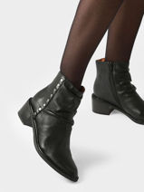 Heeled Boots Edra In Leather Mam