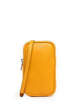 Leather Emile Phone Case Le tanneur Yellow emile TMIL3B40