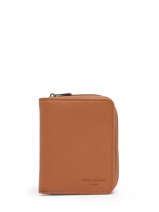 Wallet Leather Hexagona Brown confort 468322