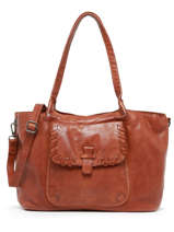 Shoulder Bag Doha Leather Basilic pepper Brown doha BDOH01