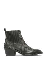 Heeled santiago boots in leather-MYMA