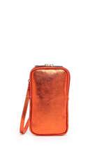 Ccrossbody Phone Case Leather Milano Orange nine NI21104N