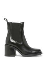 Heeled Chelsea Boots In Leather Mjus Black women T77204