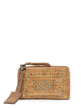 Wallet Leather Biba Brown heritage LOT4L