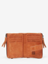 Wallet Leather Biba Orange heritage WIN4L-vue-porte