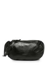 Crossbody Bag Natural Leather Biba Black natural IRV1L