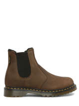 Boots 2676 Dms In Leather Dr martens Brown men 31143538-vue-porte