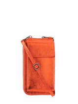 Ccrossbody Phone Case Leather Milano Orange nine NI23068