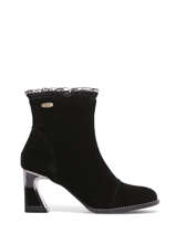 Heeled Boots Jacbo In Leather Laura vita Black women JACBO12