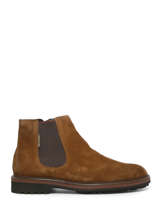Chelsea Boots Benson In Leather Mephisto Brown men P5143617-vue-porte