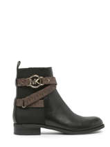 Boots In Leather Michael kors Black women F2ROFE5L