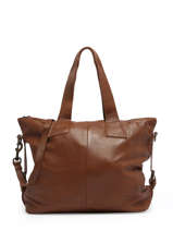 Shoulder Bag Cow Leather Basilic pepper Brown cow BCOW63
