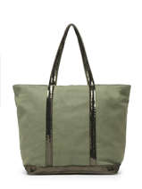 Large Zipped Shoulder Bag Le Cabas Sequins Vanessa bruno Green cabas 1V40409