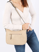 Sac Bandouli�re Toscane Hexagona Beige toscane 579838-vue-porte