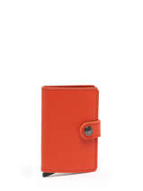 Card Holder Leather Secrid Orange original 00M