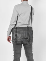 Leather Joseph Messenger Bag Arthur & aston Black marco 13-vue-porte