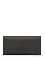 Leather N City Continental Wallet Nathan baume Black original n 185N