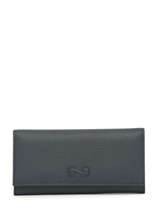 Leather N City Continental Wallet Nathan baume Blue original n 185N