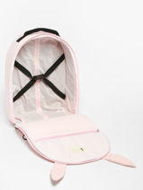 Kids Luggage Trixie Pink animals 87-vue-porte