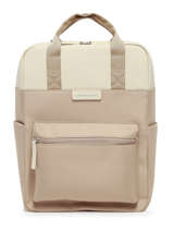 Business Backpack 1 Compartment + 15'' Laptop Kapten and son Beige backpack BERGEN