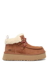Boots In Leather Ugg Brown women 1143954