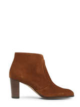 Heeled Boots In Leather Arroba Brown women 1129TP