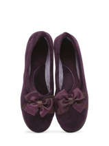 Chaussons Isotoner Violet accessoires 97327