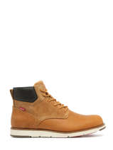 Boots Jax Plus In Leather Levi's Brown men 232198