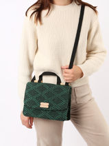 Crossbody Bag Oeillet Cotton Woomen Green oeillet WOEI22-vue-porte