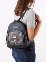 Backpack Anekke Blue contempory 37805044-vue-porte