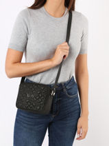 Leather Chelsea Quilted Crossbody Bag Nathan baume Black n city 50Q-vue-porte