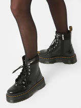 Jadon Hwd Ii Butter Boots In Leather Dr martens Black women 30932001-vue-porte