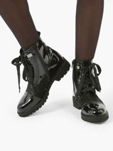 Boots in leather-MYMA-vue-porte