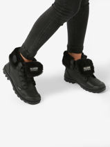 Boots Baggy Nbk In Leather Palladium Black women 97962001-vue-porte