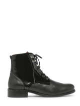 Boots In Leather Rock and rose Black accessoires CV5404