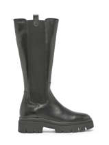 Boots In Leather Tamaris Black accessoires 41