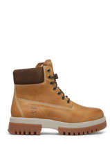 Boots Arbord Road In Leather Timberland Brown men A5YKD231
